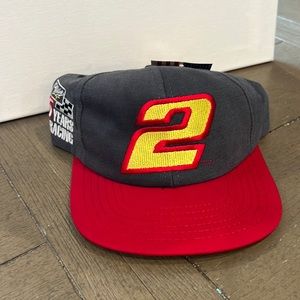 Rusty Wallace #2 snap back hat racing Miller light NASCAR
